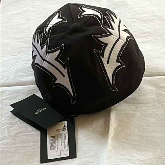 BALMAIN WESTERN EMBROIDERED BASEBALL CAP SIZE 3/LARGE BRAND NEW - Picture 4 of 8